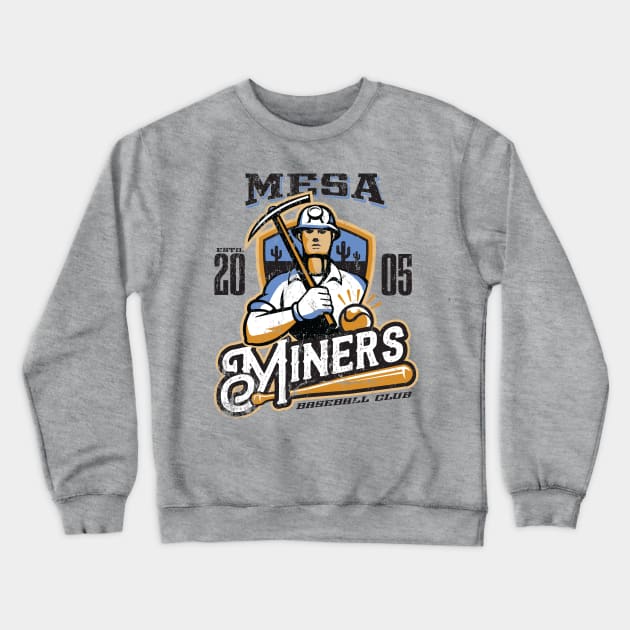 Mesa Miners Crewneck Sweatshirt by MindsparkCreative